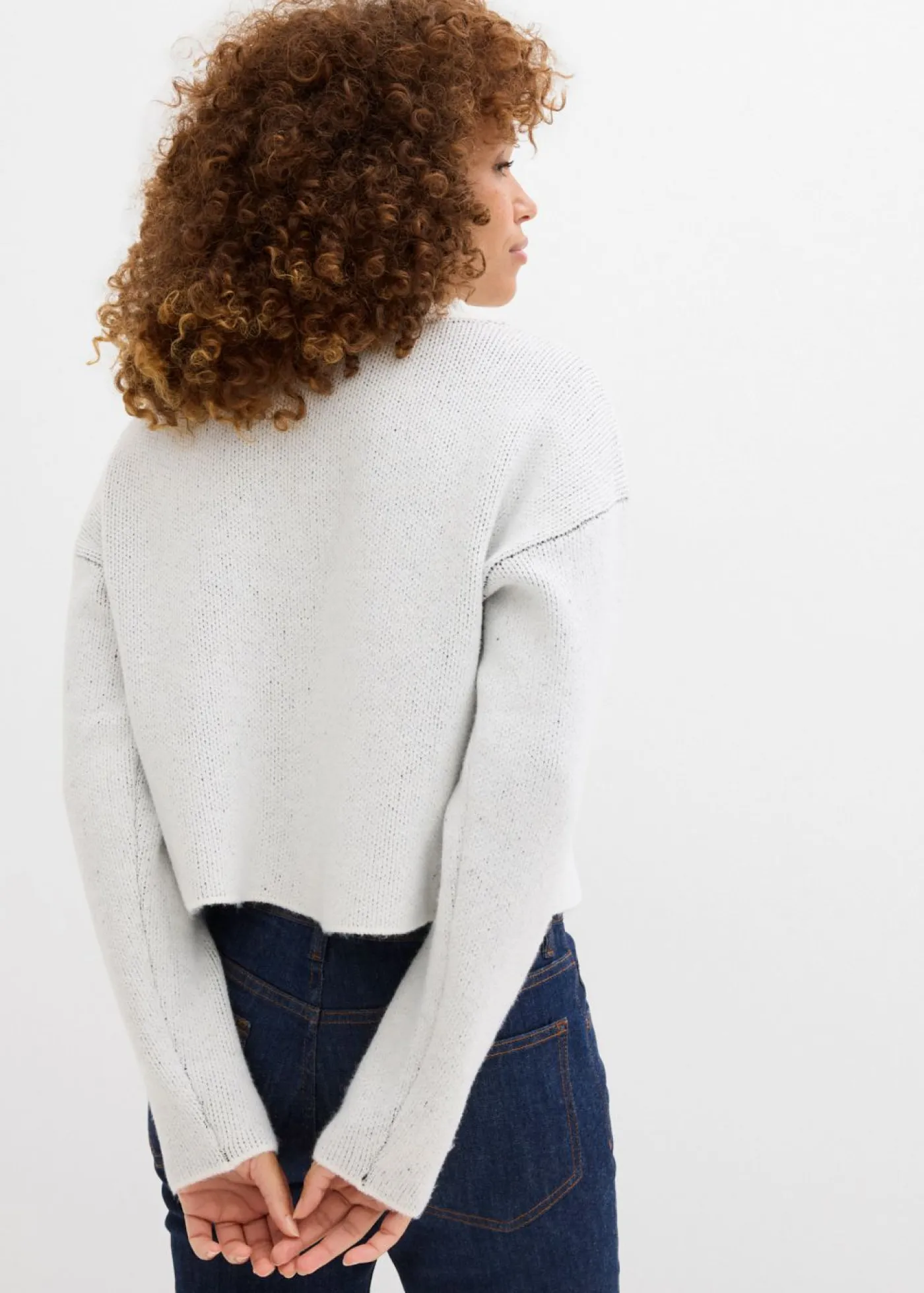 Clearance Jersey de punto con lazo Mujer Jerséis|Ropa De Punto