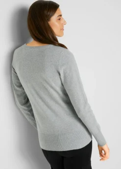 Clearance Jersey de punto fino Mujer Básicos|Jerséis