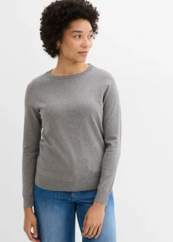 Jersey de punto fino Mujer Básicos|Jerséis