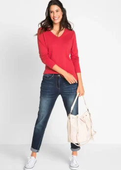 Online Jersey de punto fino Mujer Básicos|Jerséis