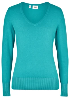 Clearance Jersey de punto fino Mujer Básicos|Jerséis