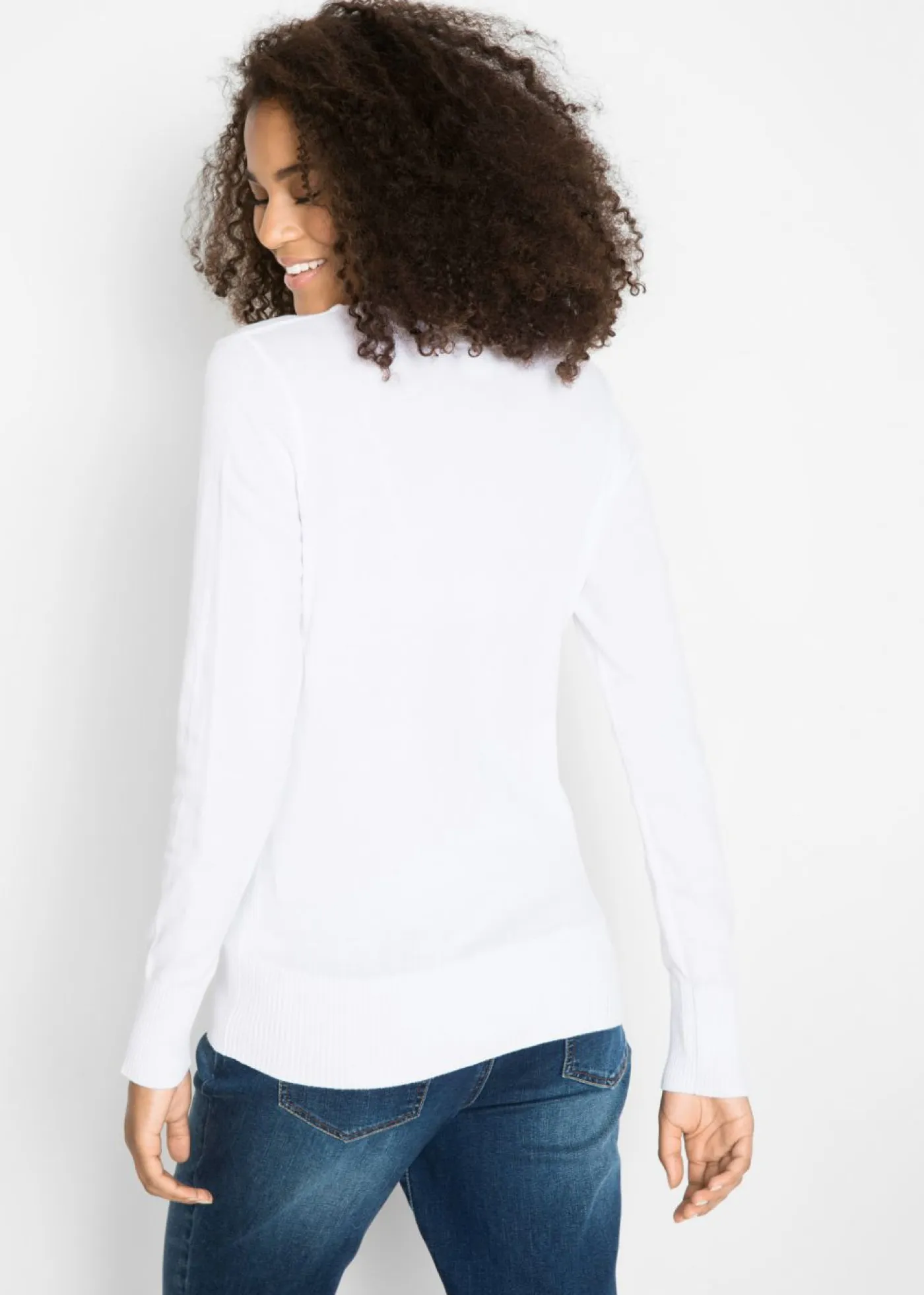 Discount Jersey de punto fino Mujer Básicos|Jerséis