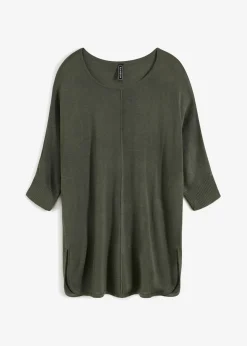 Sale Jersey de punto fino con mangas 3/4 Mujer Jerséis|Ropa De Punto
