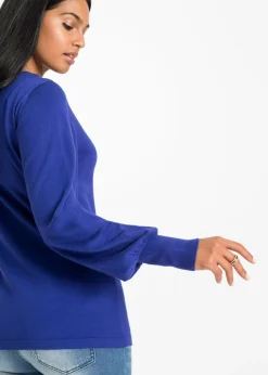 New Jersey de punto fino con viscosa sostenible Mujer Básicos|Jerséis