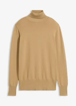 Best Jersey de punto fino con cuello alto Mujer Básicos|Jerséis