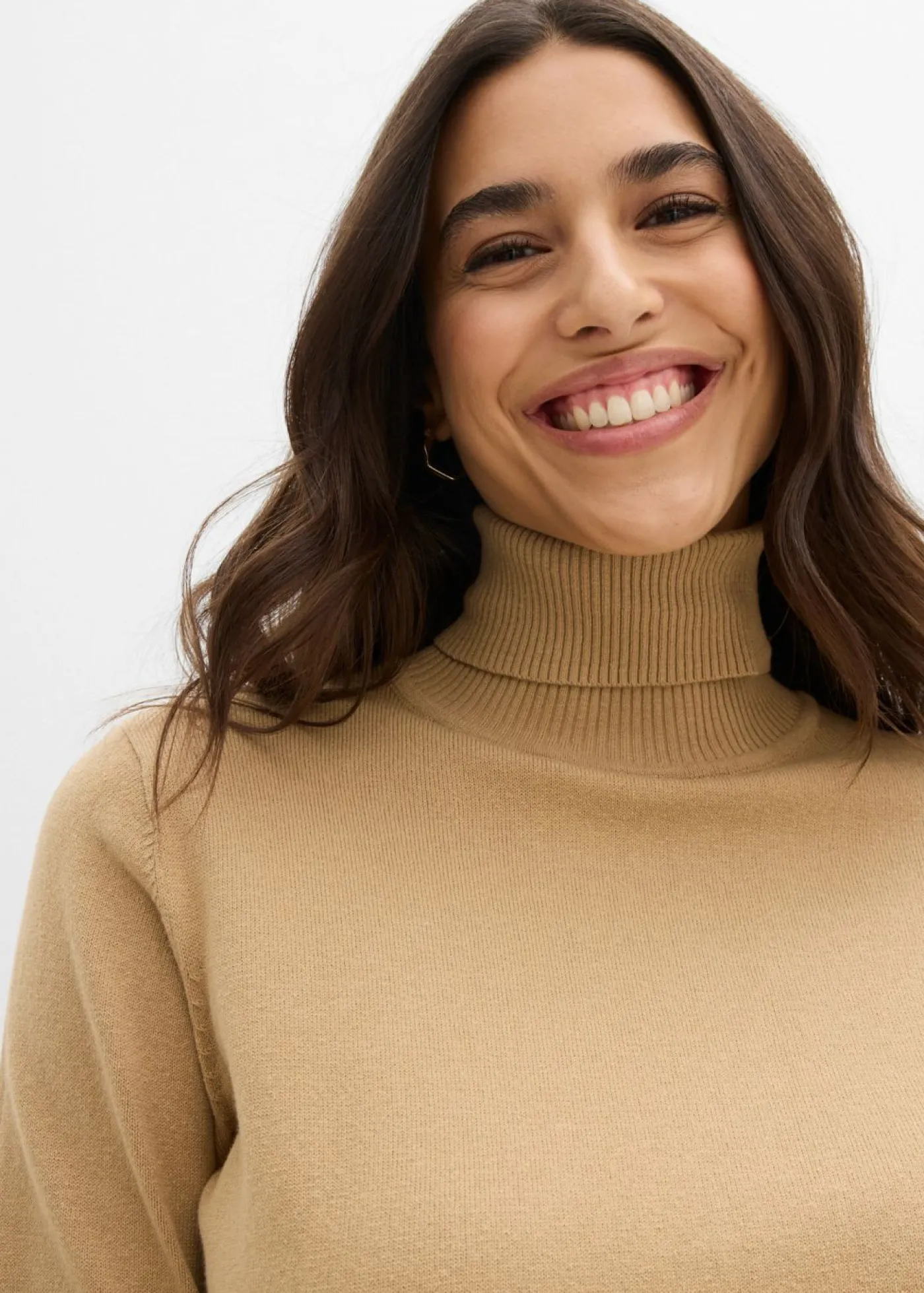 Best Jersey de punto fino con cuello alto Mujer Básicos|Jerséis