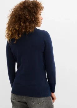Best Jersey de punto fino con cuello alto Mujer Básicos|Jerséis