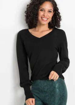 Discount Jersey de punto fino con viscosa sostenible Mujer Básicos|Jerséis