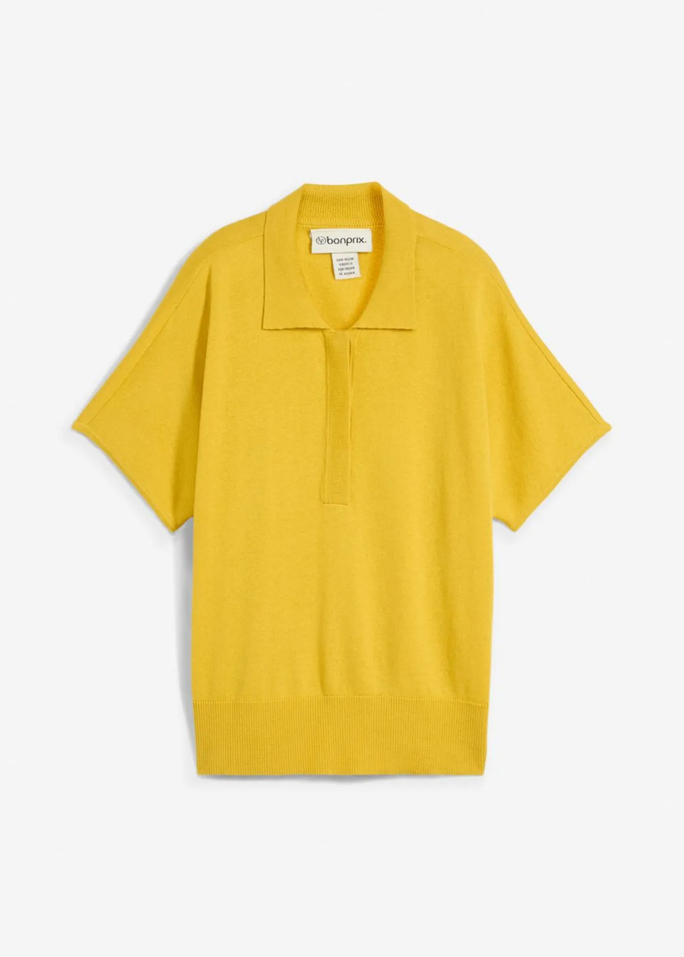 Best Jersey de punto fino con contenido de seda y cuello tipo polo Mujer Premium|Jerséis