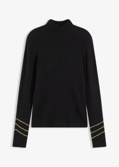 Discount Jersey de punto fino con cadenas doradas Mujer Jerséis|Ropa De Punto