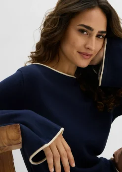 Best Jersey de punto fino de mezcla de algodón Mujer Jerséis|Ropa De Punto