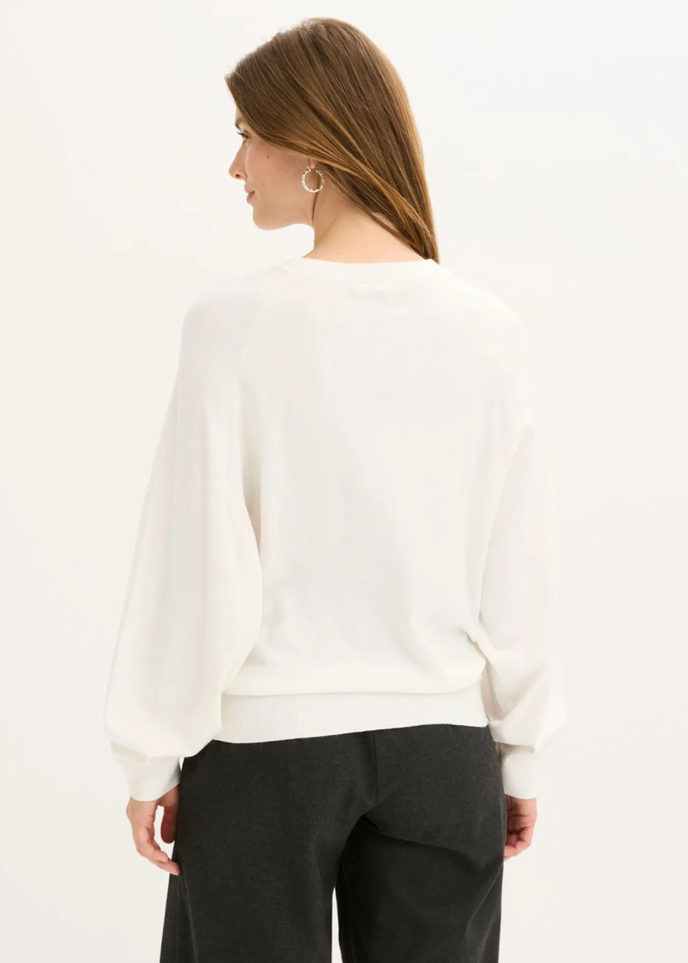 Hot Jersey de punto fino de mezcla de viscosa fluida Mujer Jerséis|Ropa De Punto