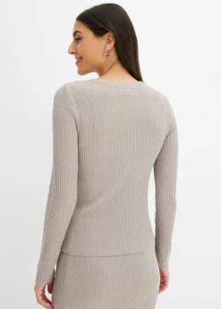 Jersey de punto fino de mezcla de viscosa suave Mujer Jerséis|Ropa De Punto
