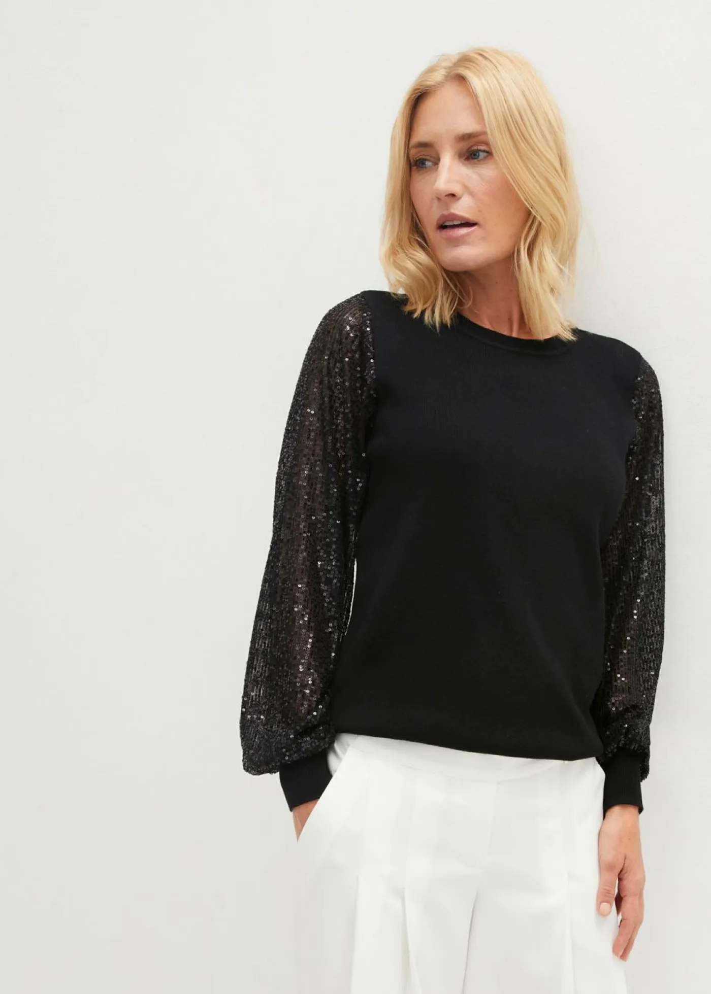 Best Jersey de punto fino de una suave mezcla de viscosa Mujer Jerséis|Ropa De Punto
