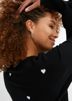 Outlet Jersey de punto fino en mezcla de viscosa Mujer Jerséis|Ropa De Punto