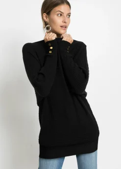 Outlet Jersey de punto fino en mezcla de viscosa Mujer Jerséis|Ropa De Punto