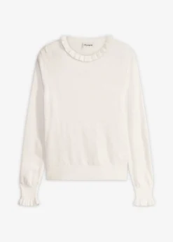 Sale Jersey de punto fino en mezcla de viscosa Mujer Jerséis|Ropa De Punto