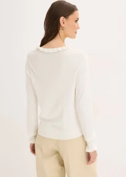 Sale Jersey de punto fino en mezcla de viscosa Mujer Jerséis|Ropa De Punto