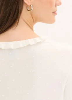 Sale Jersey de punto fino en mezcla de viscosa Mujer Jerséis|Ropa De Punto