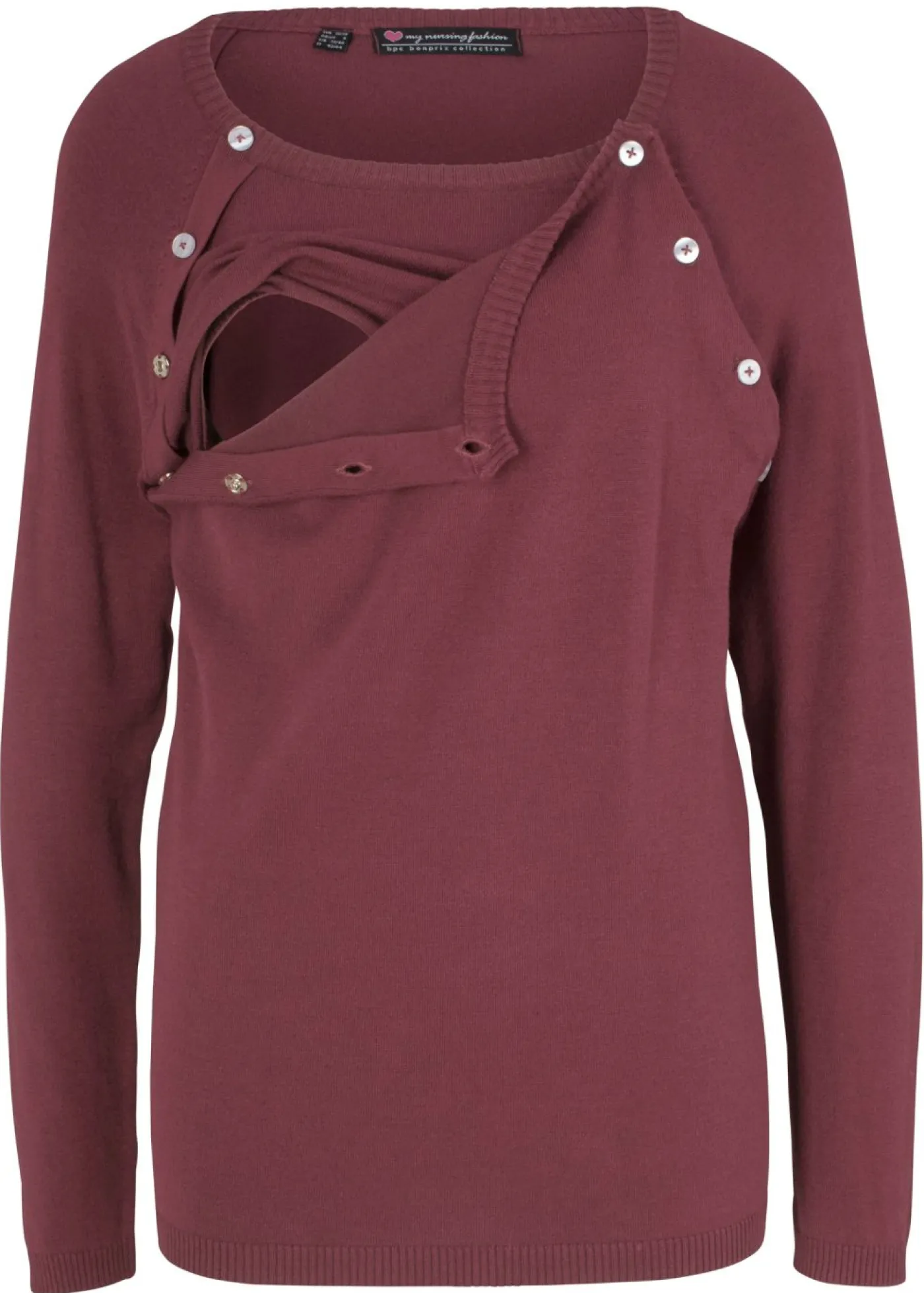 Discount Jersey de punto fino para premamá y lactancia 2 en 1 Mujer Premamá