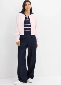 Outlet Jersey de punto fino tipo polo Mujer Jerséis|Novedades