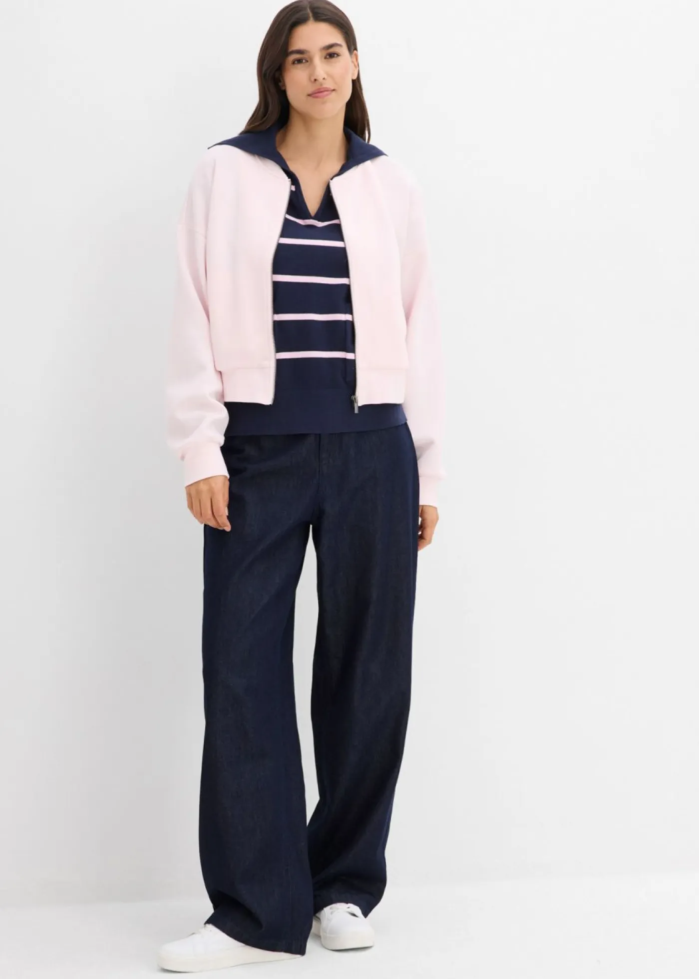 Outlet Jersey de punto fino tipo polo Mujer Jerséis|Novedades