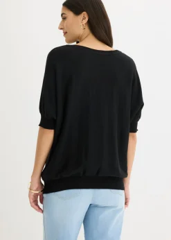 New Jersey de punto fino y mezcla de algodón Mujer Jerséis|Novedades