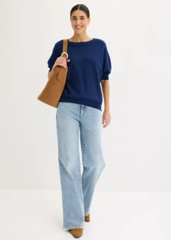 Best Jersey de punto fino y mezcla de algodón Mujer Jerséis|Novedades