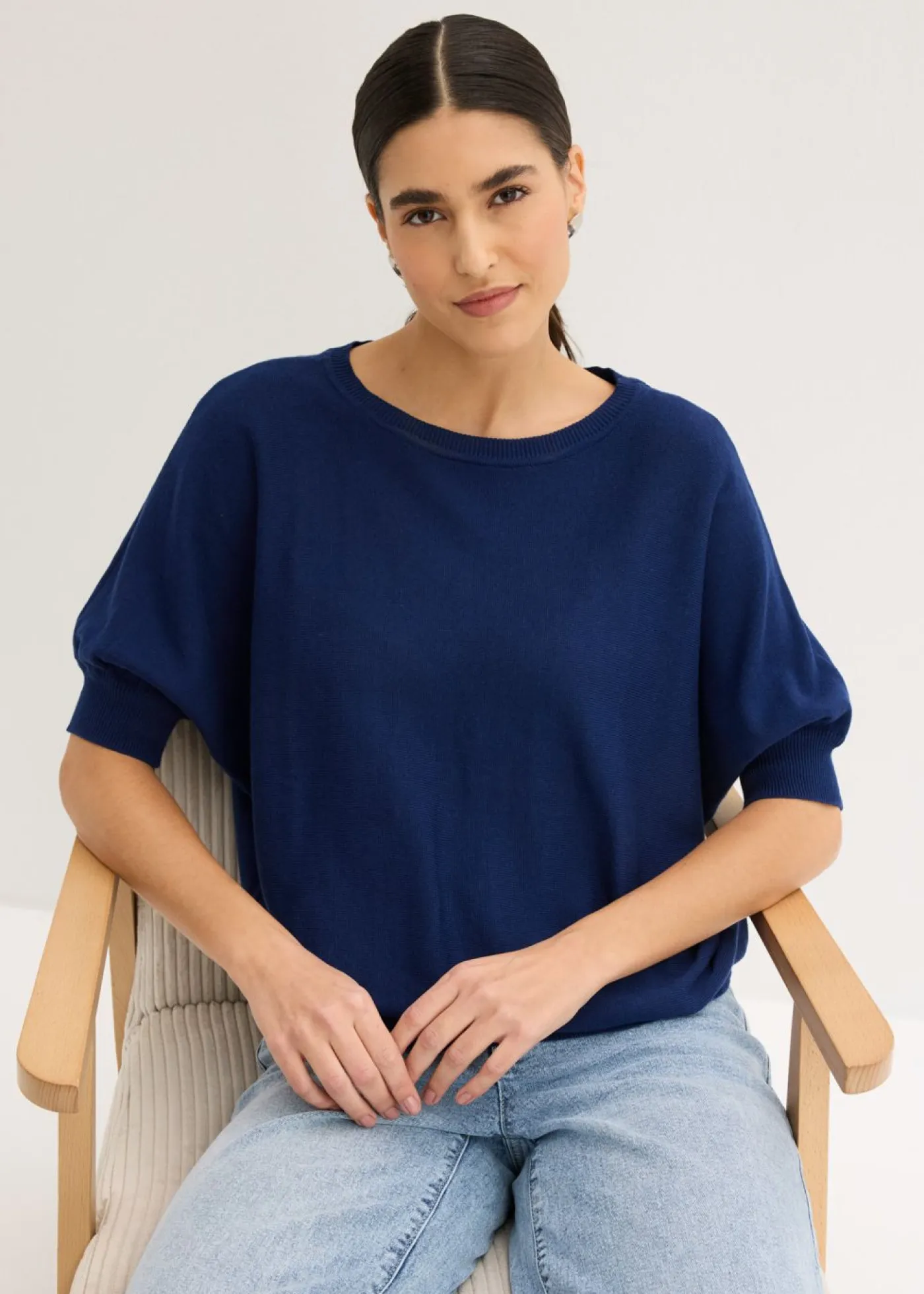 Best Jersey de punto fino y mezcla de algodón Mujer Jerséis|Novedades
