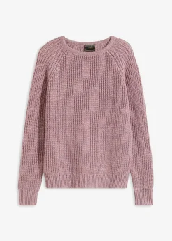 Jersey de punto grueso con hilo brillante Mujer Jerséis|Ropa De Punto