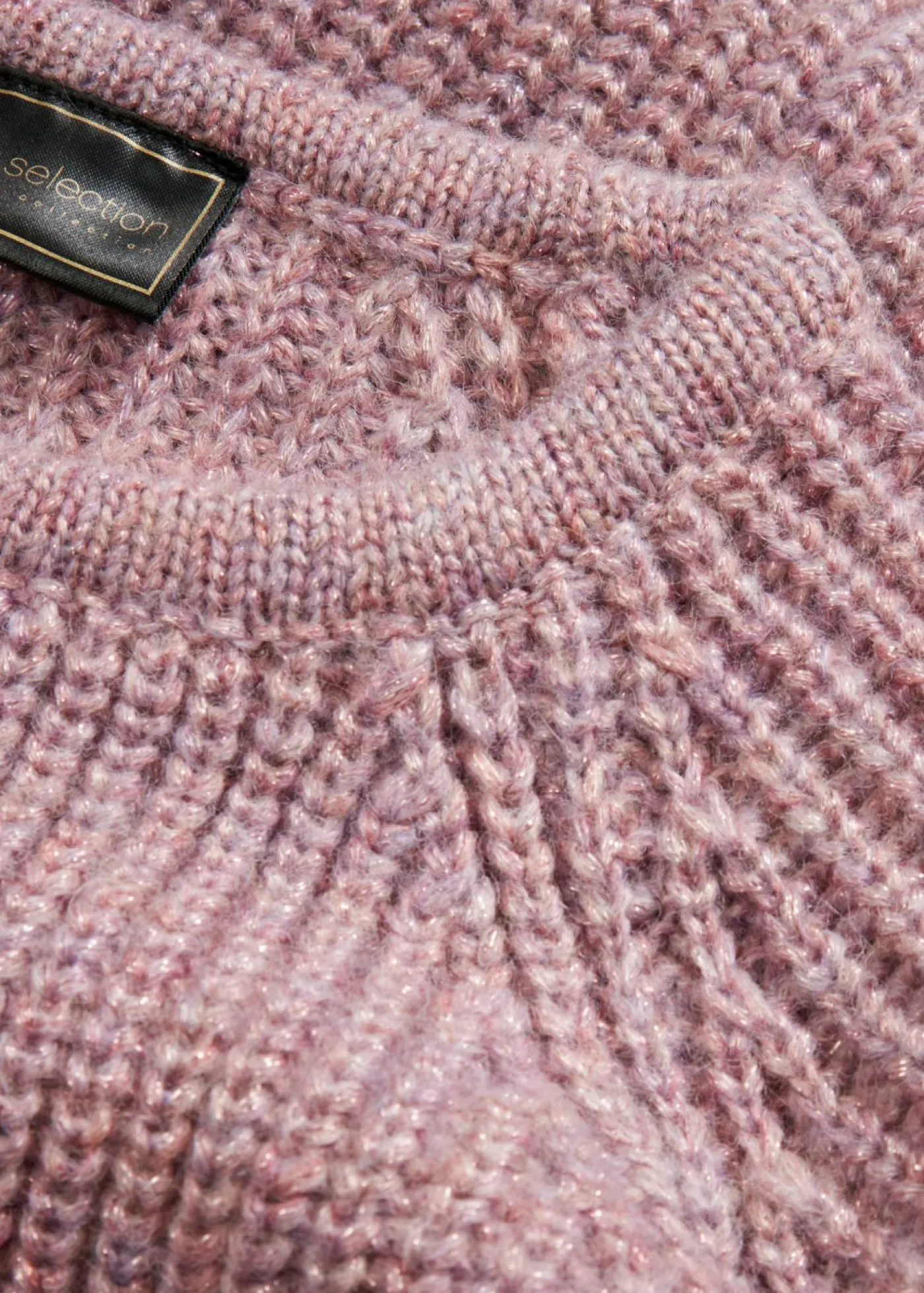 Jersey de punto grueso con hilo brillante Mujer Jerséis|Ropa De Punto