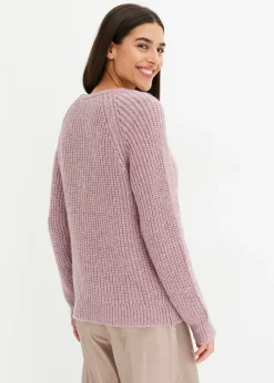 Jersey de punto grueso con hilo brillante Mujer Jerséis|Ropa De Punto