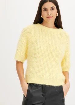 New Jersey de punto grueso con hilo suave Mujer Jerséis|Ropa De Punto