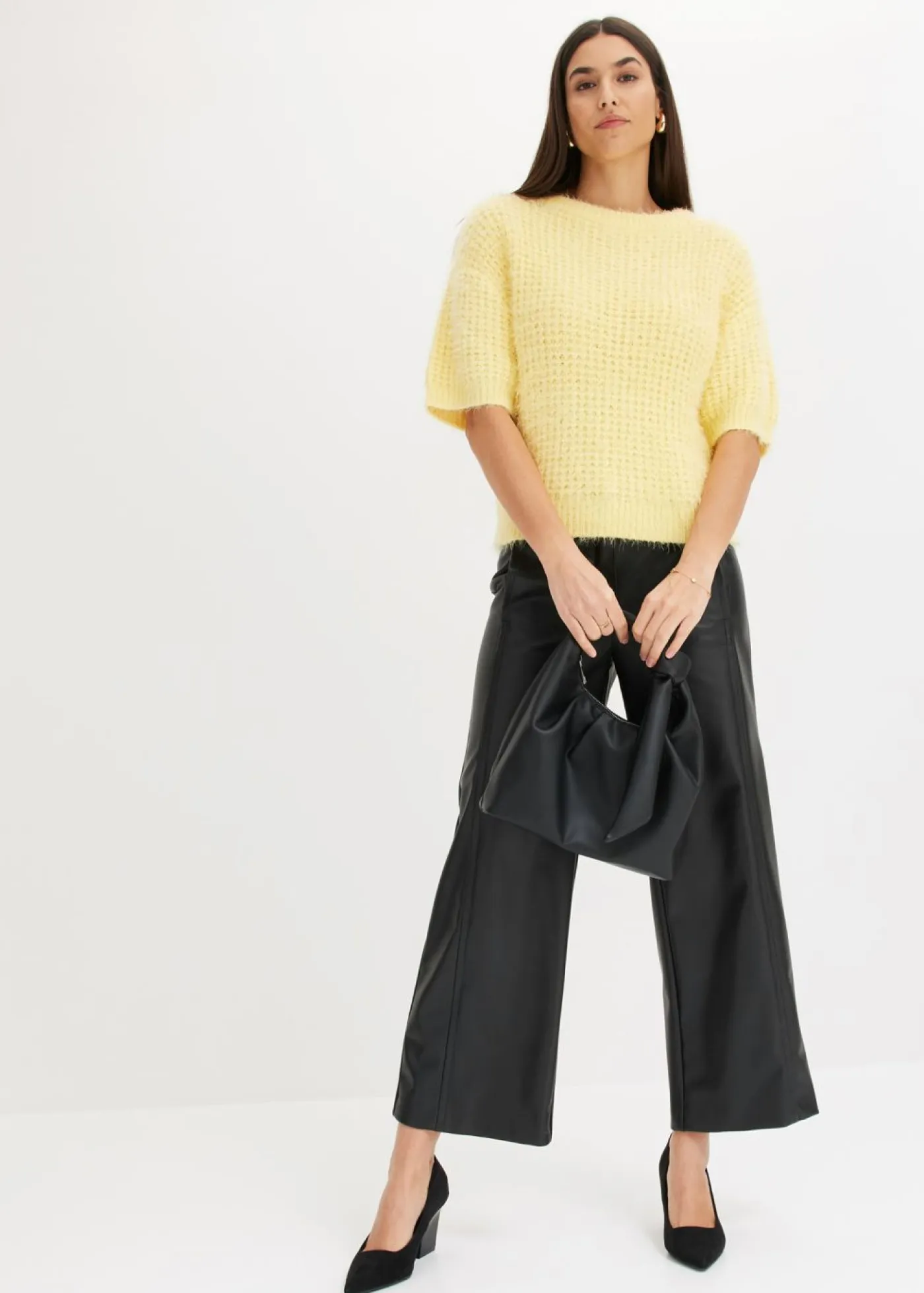 New Jersey de punto grueso con hilo suave Mujer Jerséis|Ropa De Punto