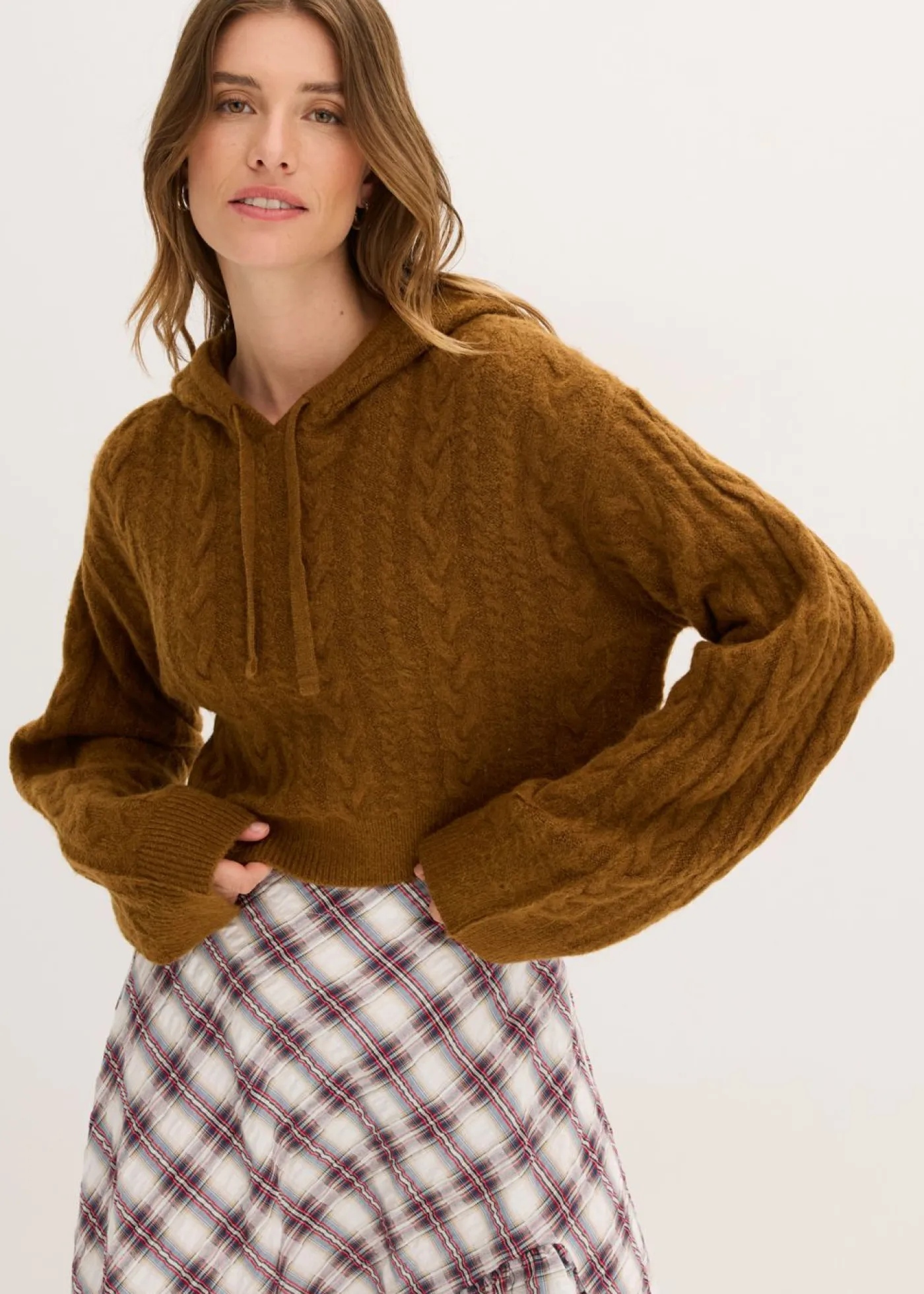 Best Jersey de punto grueso con capucha Mujer Jerséis|Ropa De Punto