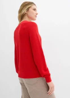 Outlet Jersey de punto grueso con botonera Mujer Jerséis|Ropa De Punto