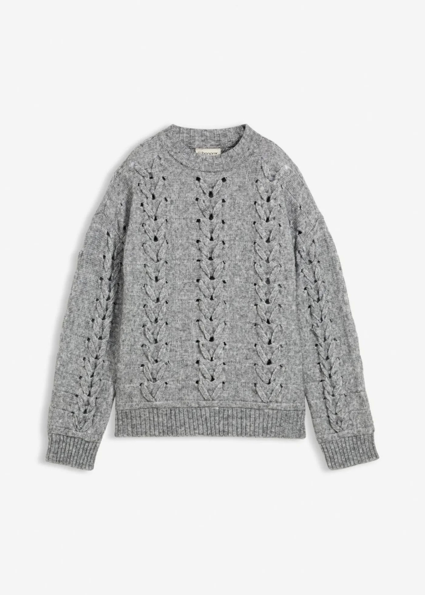 Sale Jersey de punto grueso con patrón trenzado Mujer Esenciales|Ropa De Punto