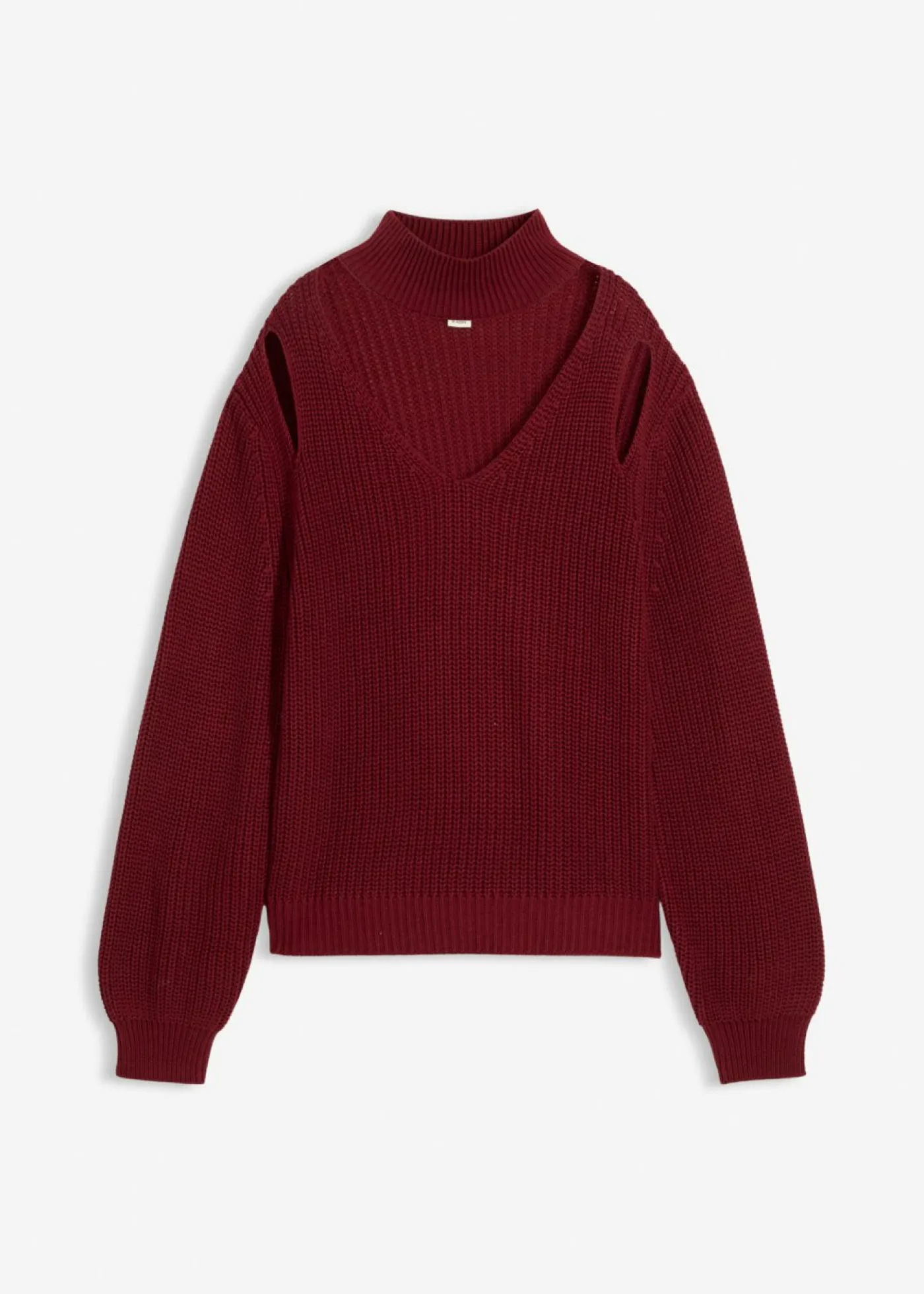 Sale Jersey de punto grueso con aberturas Mujer Jerséis|Ropa De Punto