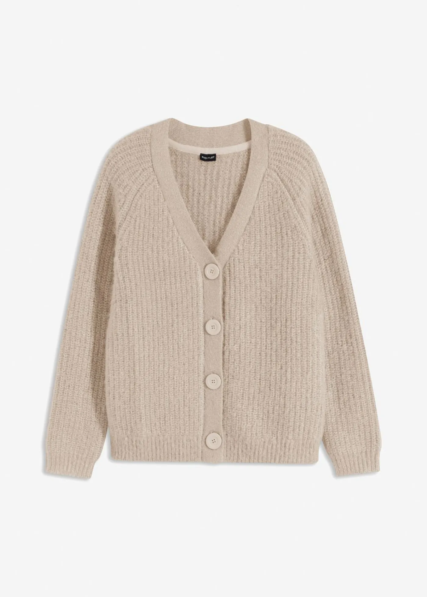 Clearance Jersey de punto grueso de canalé con efecto brillante Mujer Jerséis|Ropa De Punto