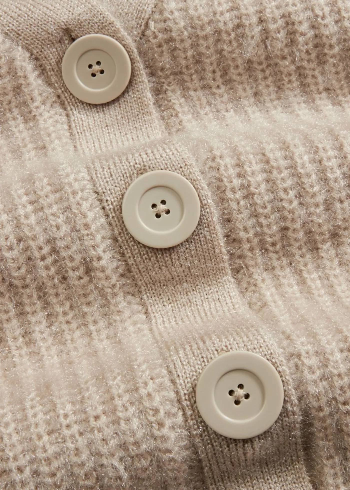 Clearance Jersey de punto grueso de canalé con efecto brillante Mujer Jerséis|Ropa De Punto