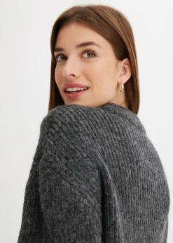 Sale Jersey de punto grueso de mezcla de lana suave Mujer Jerséis|Ropa De Punto
