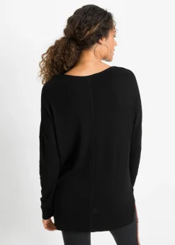 Sale Jersey de punto oversize en mezcla de viscosa Mujer Jerséis|Ropa De Punto