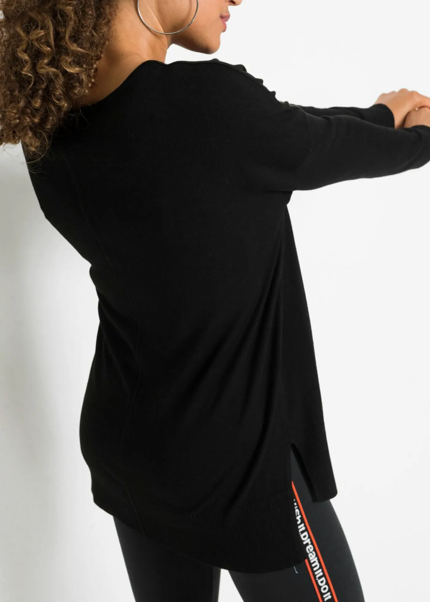 Sale Jersey de punto oversize en mezcla de viscosa Mujer Jerséis|Ropa De Punto
