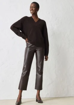 New Jersey en cálida mezcla de alpaca Mujer Premium|Jerséis