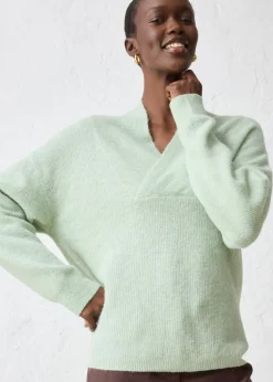 Best Jersey en cálida mezcla de alpaca Mujer Premium|Jerséis