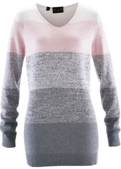 Jersey en mezcla de cachemira Mujer Premium|Jerséis