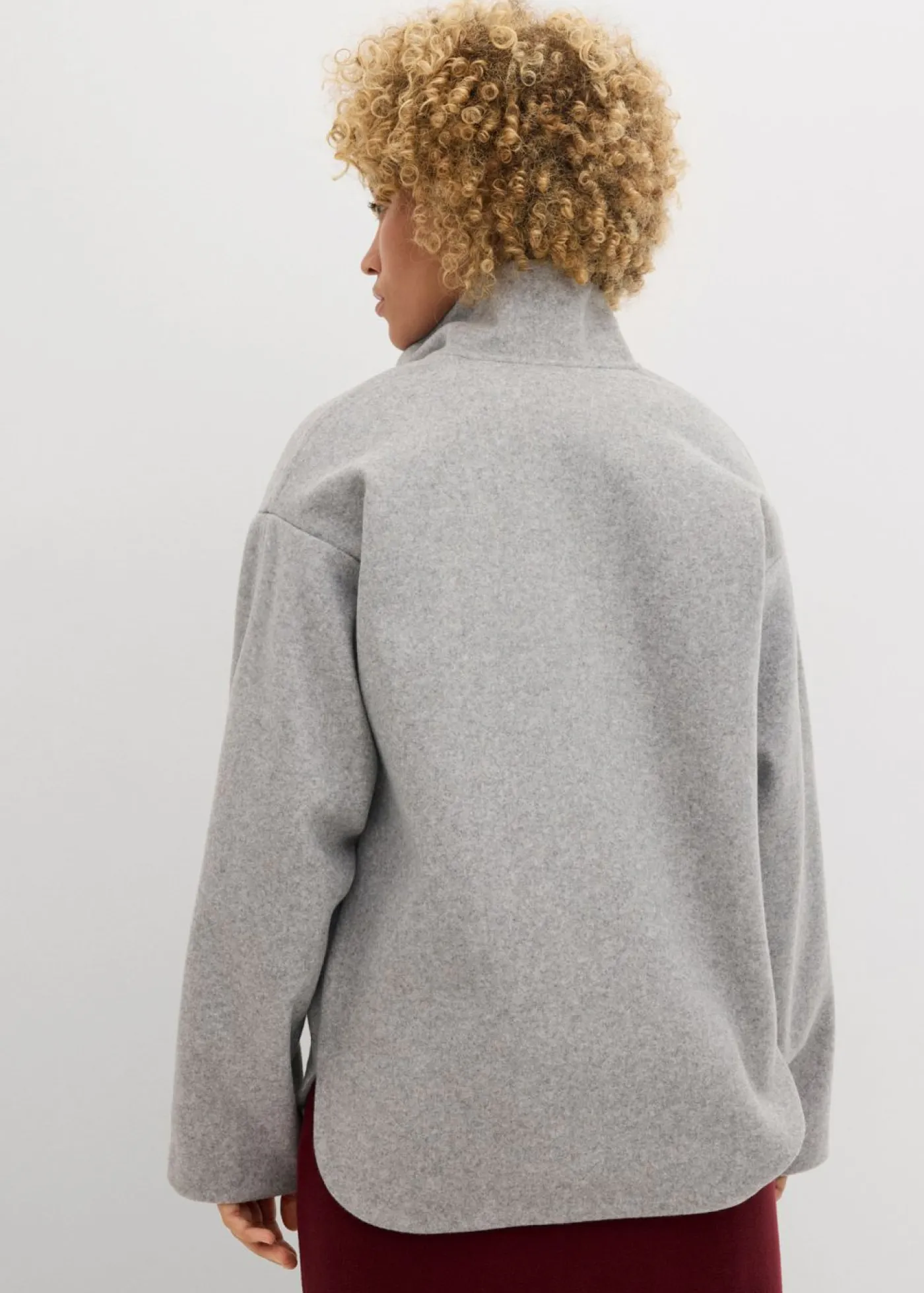 Sale Jersey holgado con aspecto de lana Mujer Ropa Cómoda