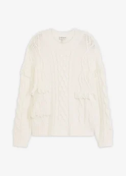 Best Jersey holgado con flecos Mujer Jerséis|Ropa De Punto