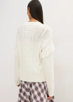 Best Jersey holgado con flecos Mujer Jerséis|Ropa De Punto