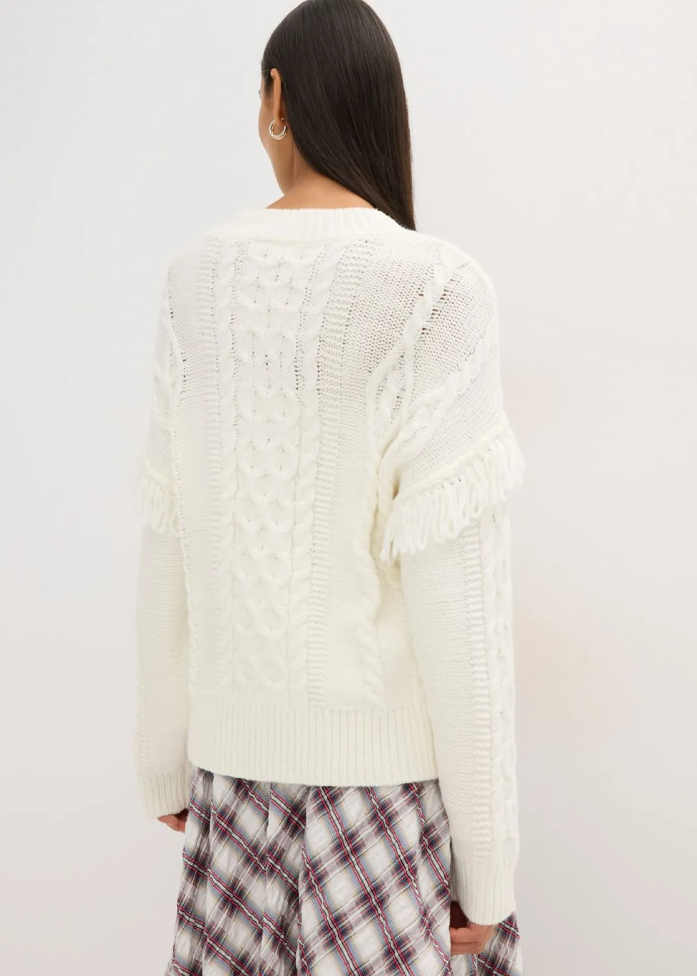 Best Jersey holgado con flecos Mujer Jerséis|Ropa De Punto